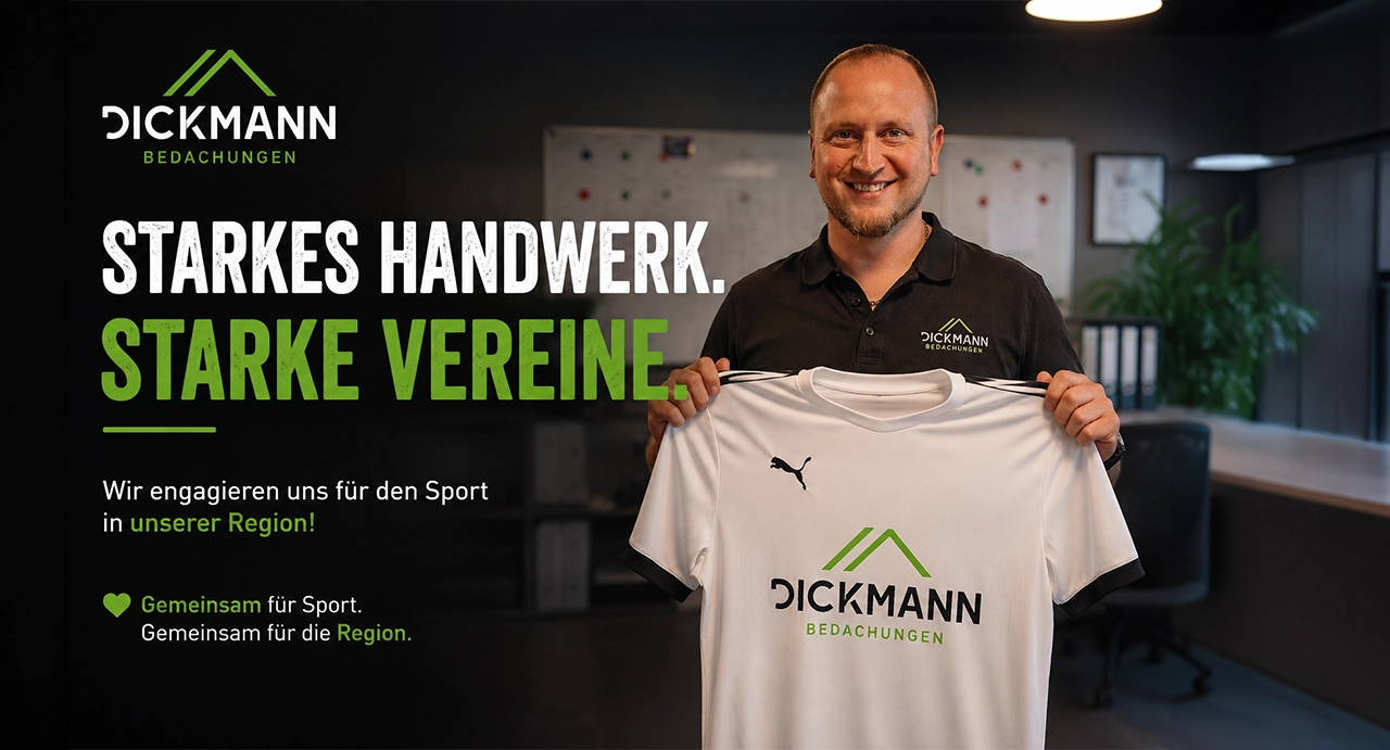 Sponsoring-Dickmann-Bedachungen